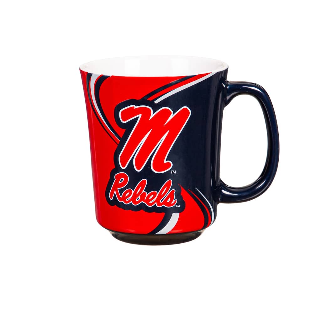 University of Mississippi, 14 oz Ceramic Coffee Mug w/ Gift Box