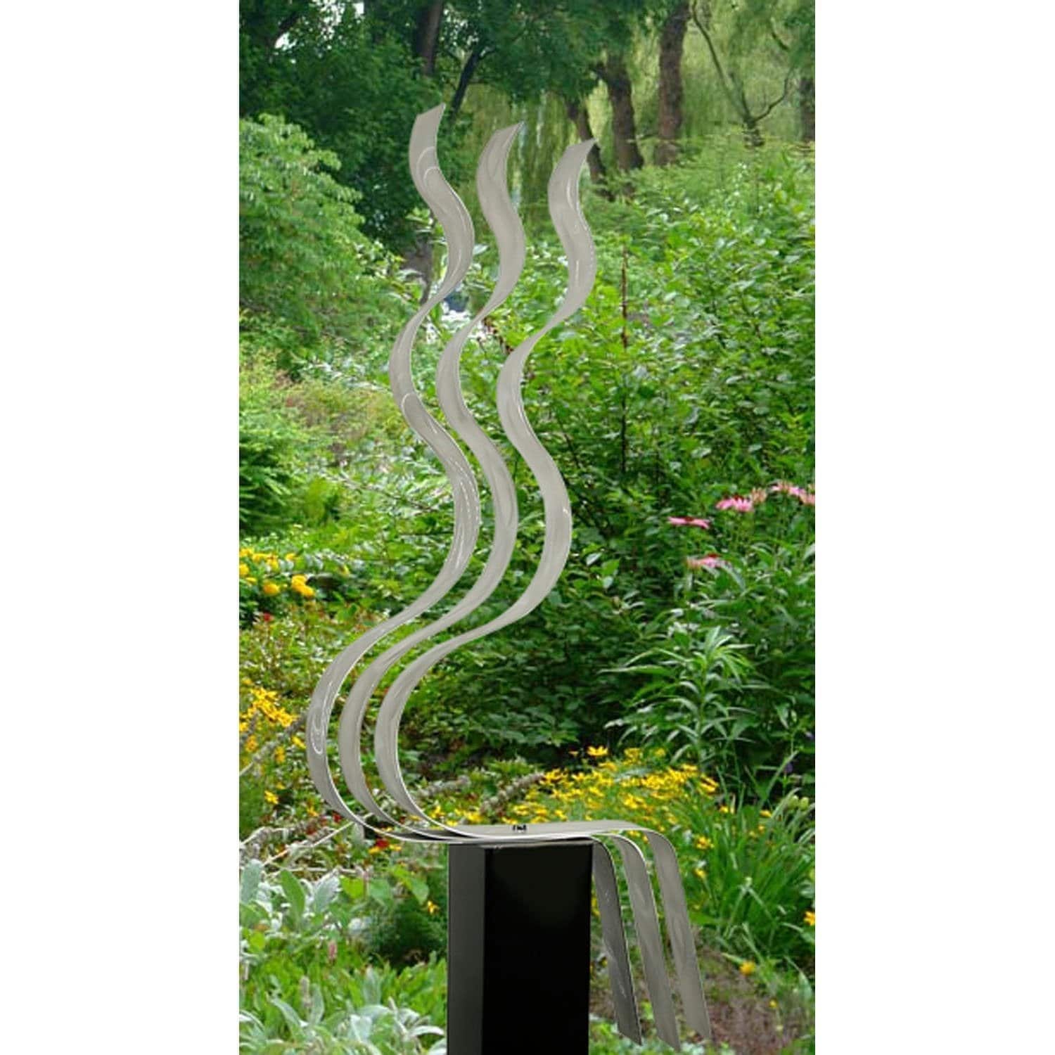 Statements2000 Metal Sculpture Large Abstract Red Yard Art Decor by Jon Allen