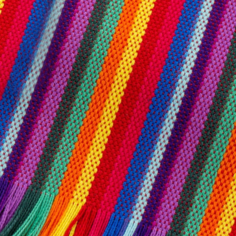 Cotton placemats and napkins, 'Rainbow Inspiration' (set of 6)