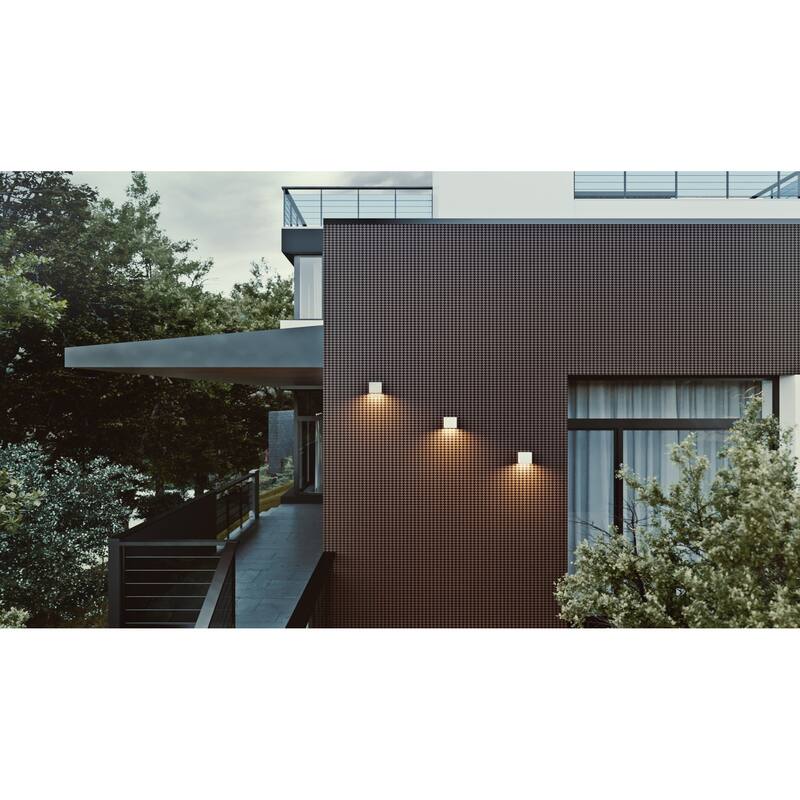 AFX DKTW050410L30D2 Dakota Single Light 4" Tall LED Outdoor Wall