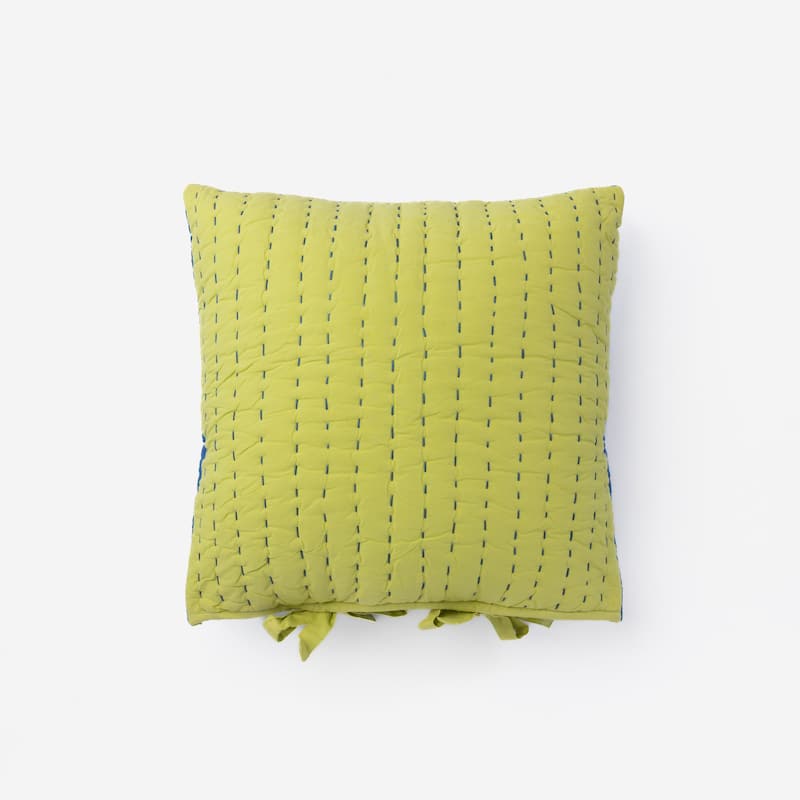 Keely Blue/Lime Decorative Pillow - Blue;Green