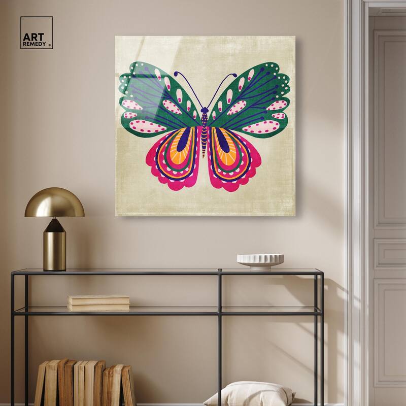 Butterfly Wings Acrylic by Art Remedy, Ready to Hang
