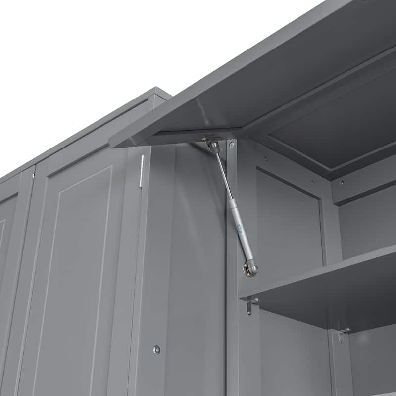 Queen Size Murphy Bed Wall Bed with Closet