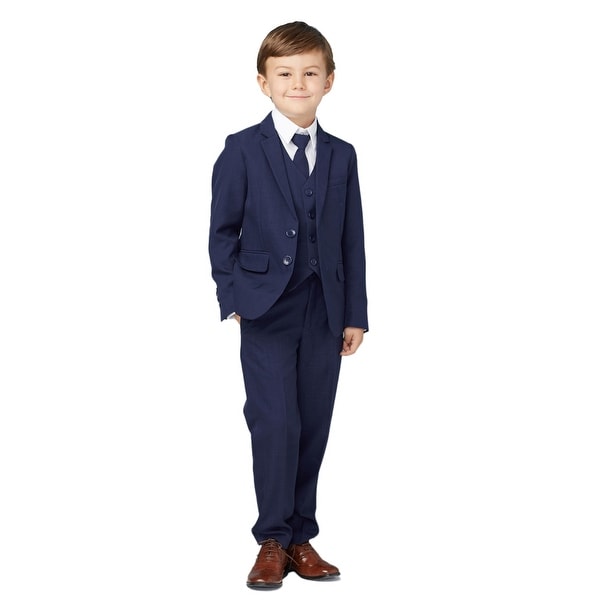 blue boys suit