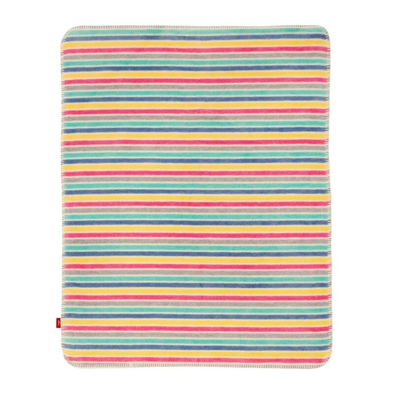 IBENA Cute Candy Rainbow Childrens Blanket - Toddler
