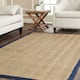 SAFAVIEH Natural Fiber Oceana Herringbone Seagrass Rug - 5' x 8' - Natural/Blue
