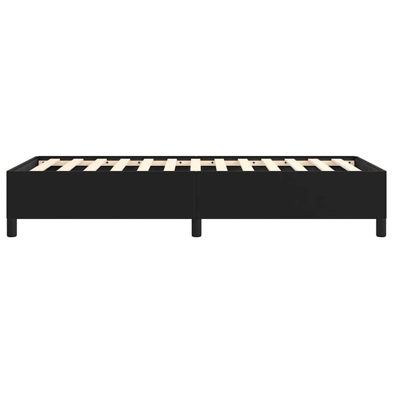 vidaXL Bed Frame, Faux Leather, No Mattress