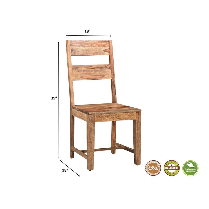 Avenue 9-piece Live Edge Solid Wood Dining Set