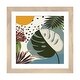 preview thumbnail 10 of 18, iCanvas "Minimal Tropical Scenery II" by Angel Estevez Natural - 16x16x1