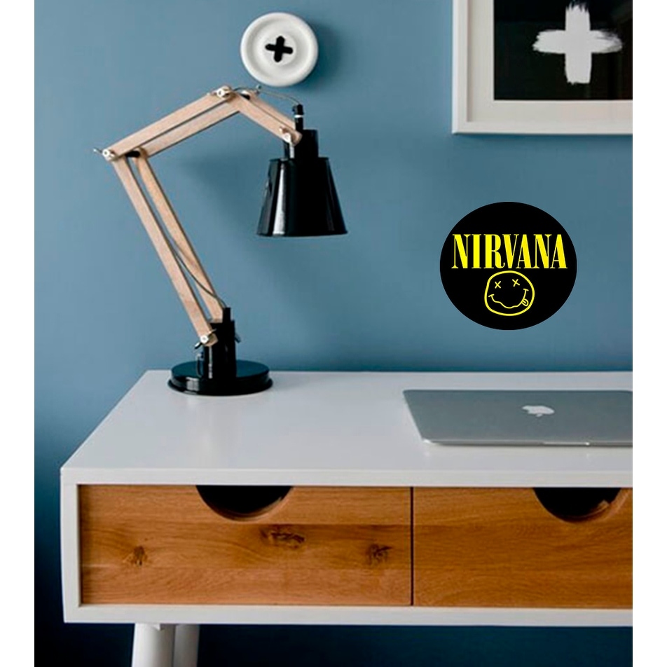Nirvana Decal, Nirvana Sticker, Nirvana Wall Decor, Nirvana Music Decor -  Bed Bath & Beyond - 33266041