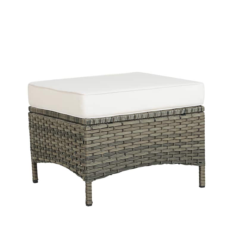 5 Pieces Outdoor Rattan Patio Furniture Set