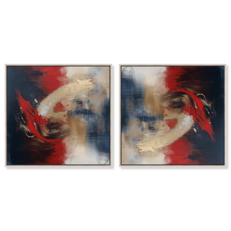 Flower Impressions Canvas by Art Remedy - 24" x 16" - Gold