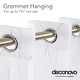 preview thumbnail 28 of 38, Deconovo Sheer Voile Line Grommet Curtain Pair(2 Panel)