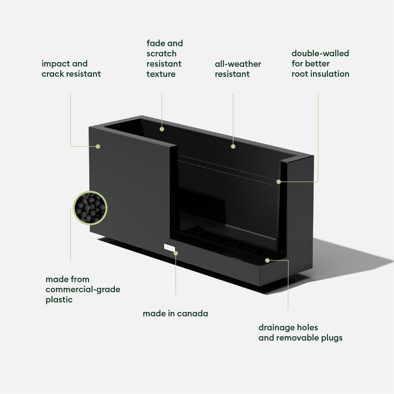 Block Series Long Box Planter