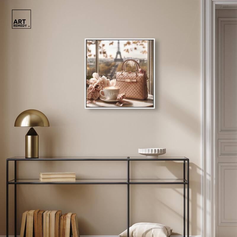 Glam by the Window Paris Canvas by Art Remedy