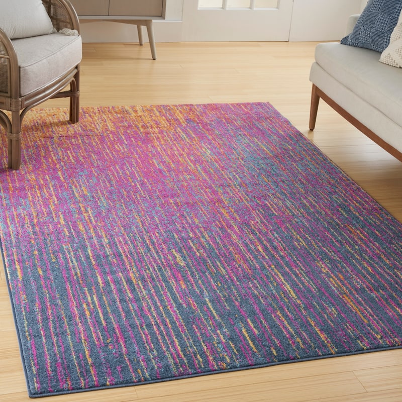 Nourison Passion Modern Abstract Area Rug - 5'3" x 7'3" - Multicolor