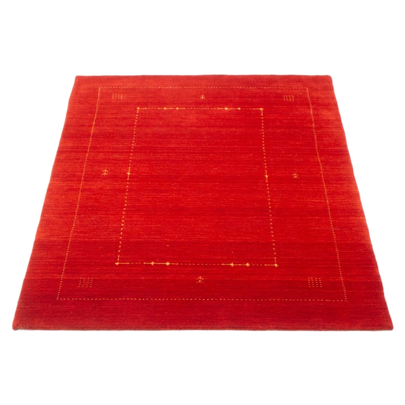Kashkuli Gabbeh Red Rug 4'7" x 6'6" - 4'7 x 6'6