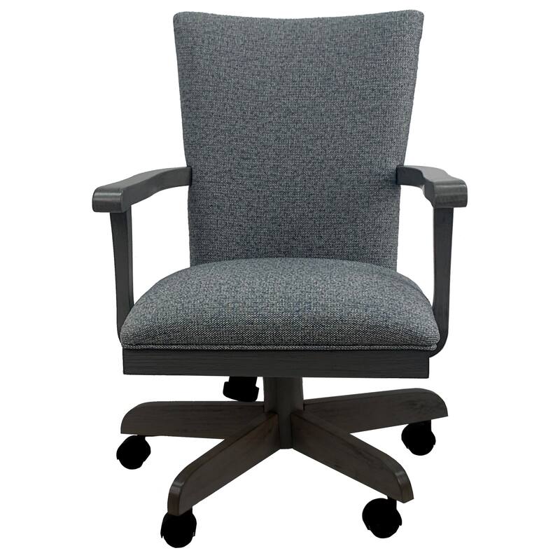 Caster Solid Wood Dining Chair on Wheels - 700 - 18" seat - Aqua Marine - PD
