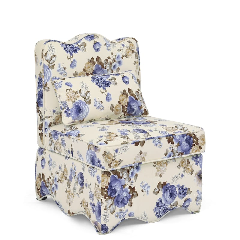 Upholstered Accent Chair - Blue