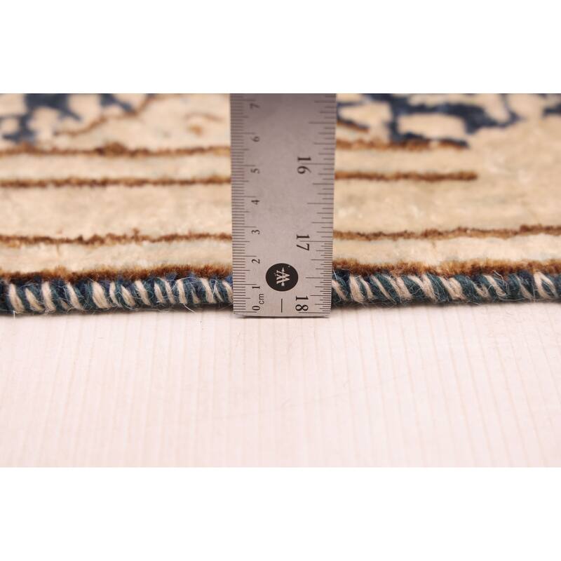 ECARPETGALLERY Hand-knotted Antalya Vintage Navy Wool Rug - 8'9 x 11'11