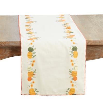 Fall Pumpkins Table Runner - 16"x72"