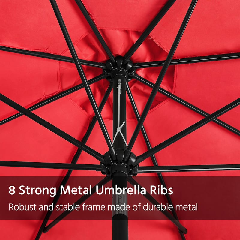 Yaheetech 11FT Patio Umbrella Market Umbrella for Outdoors