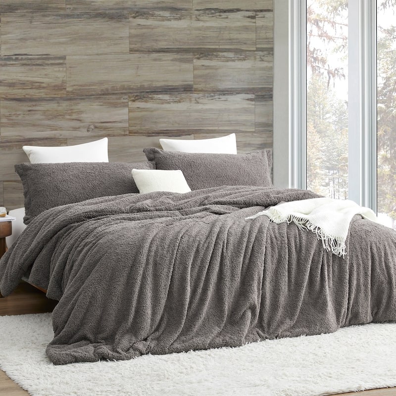 My Childhood Teddy Bear - Coma Inducer® Oversized Comforter Set - Dark Brown - Oversized Queen