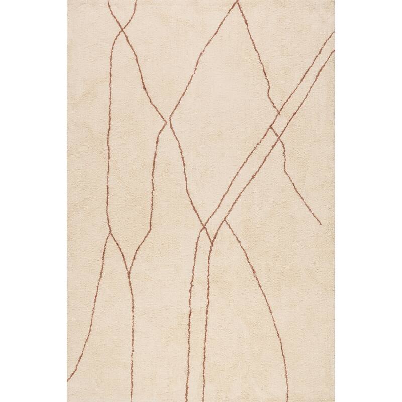 Nuloom Deepika Contemporary Abstract Cotton Area Rug