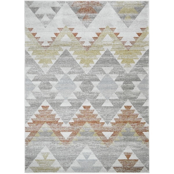 Barcelona Camino Rust Southwestern Area Rug - Bed Bath & Beyond - 39394580