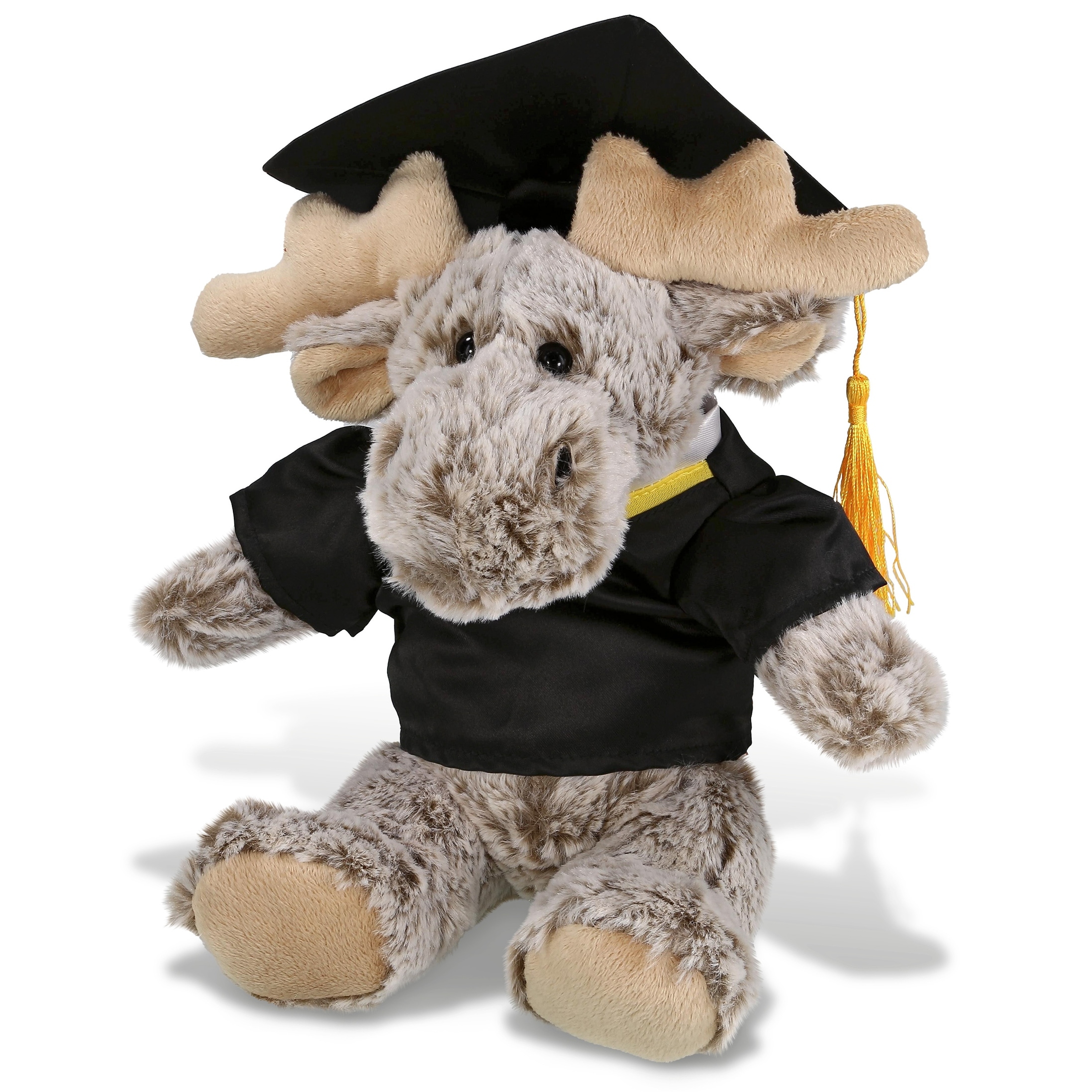 DolliBu Squat Leopard Graduation Plush Toy with Gown and Cap w/ Tassel - 8  inches - Bed Bath & Beyond - 39741068