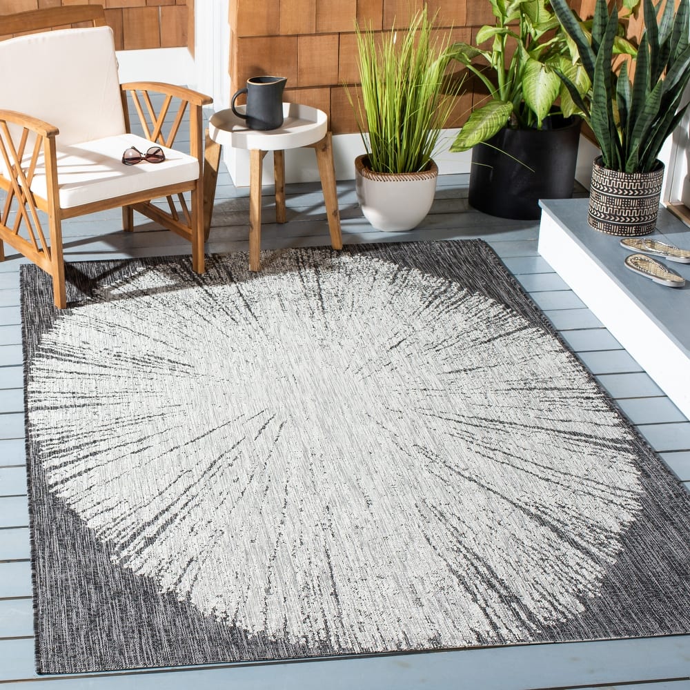 SAFAVIEH Courtyard Sabaha Indoor/Outdoor Waterproof Patio Backyard Rug