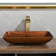 preview thumbnail 3 of 5, Glass Vessel Bathroom Sink Set with Faucet and Pop Up Drain