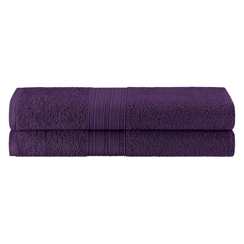Eco-Friendly Sustainable Cotton Bath Sheet by Superior (Set of 2)