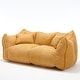 preview thumbnail 95 of 98, Modern Cute Chenille Upholstered Loveseat with High Resilience Foam