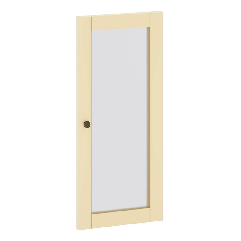 Palace Imports 100% Solid Wood Modular Kitchen Pantry Door Kit - Yellow-Frosted