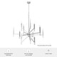 preview thumbnail 6 of 5, Hunter Sunjai 12-Light 3-Tier Candle Chandelier - Contemporary, Glam, Geometric