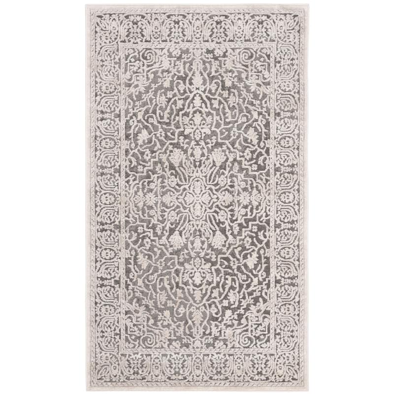 SAFAVIEH Reflection Suhad Oriental Rug - 2'3" x 4' - Dark Grey/Cream - Rectangle