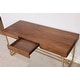 preview thumbnail 2 of 11, Vaiz Modern 60-inch Metal 3-Drawer Computer Desk with Drawers by Furniture of America