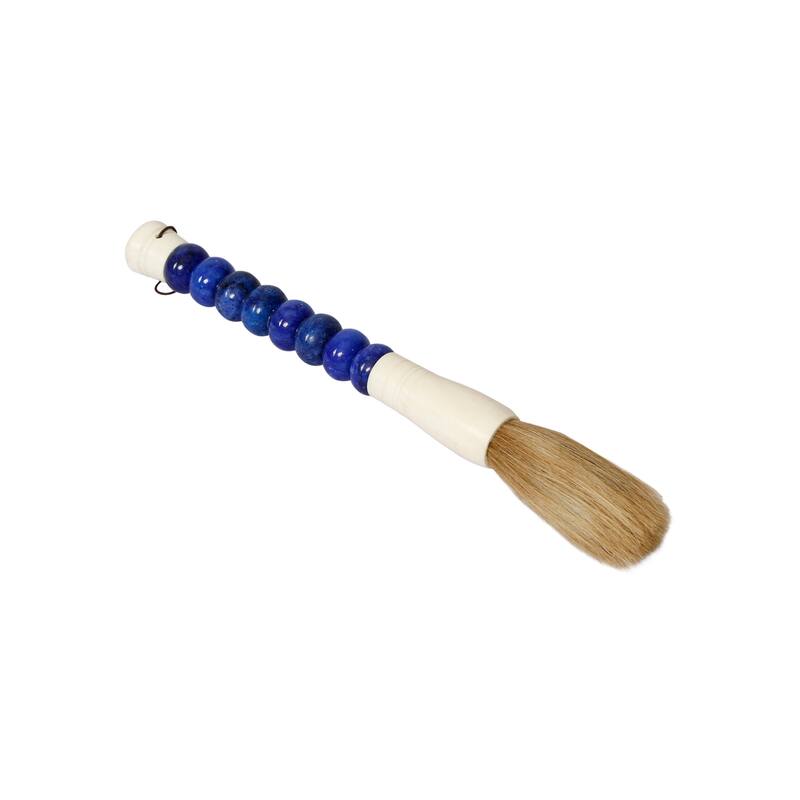 Artissance 12" Medium Dark Blue Jade Abacus Calligraphy Brush - Dark Blue