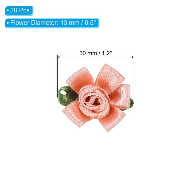 Ribbon Rose, With Leaves, Dusty Pink, 20 Count - Bed Bath & Beyond