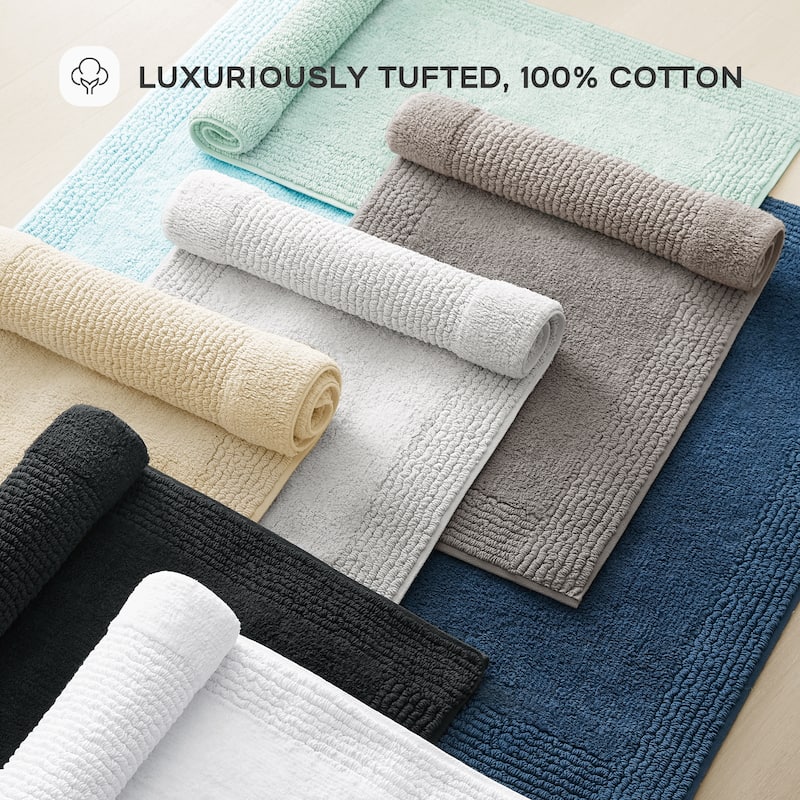 Madison Park Signature Splendor 100-percent Cotton Tufted 3000 GSM Reversible Bath Rug