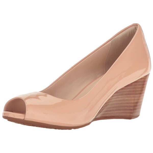 cole haan sadie peep toe wedge