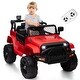 preview thumbnail 7 of 32, Power Wheels Jeep Electric Car for Kids with Remote Control Red