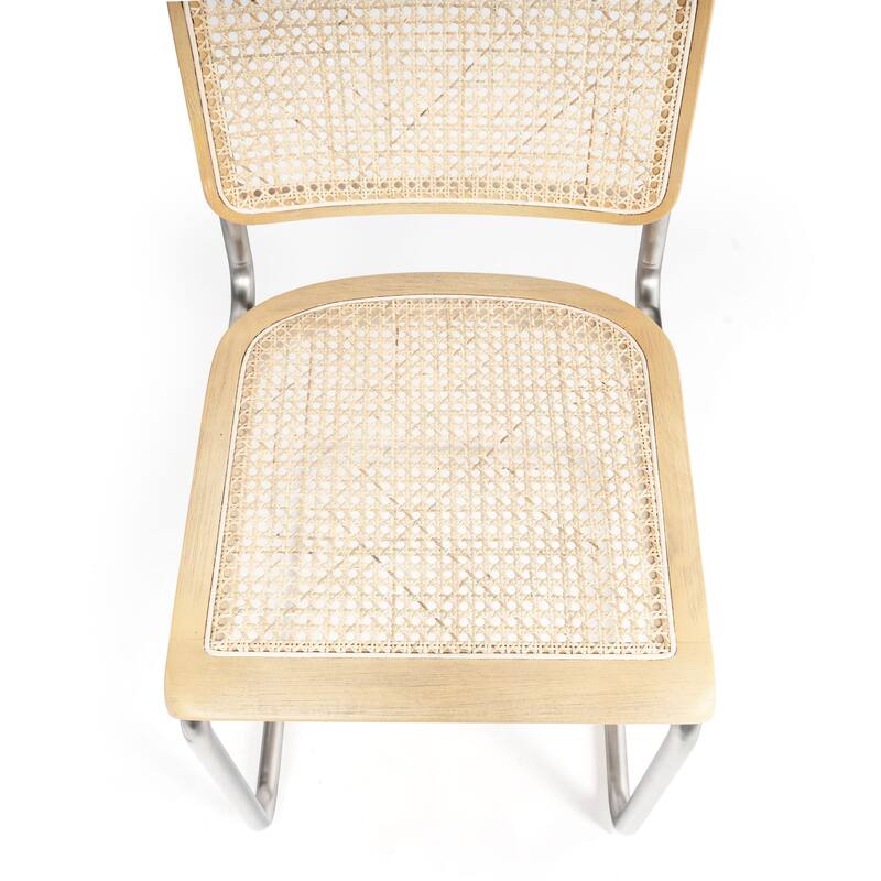 Arwan Natural Cane Dining Side Chair, Set of 2 - 18" x 21" x 33"
