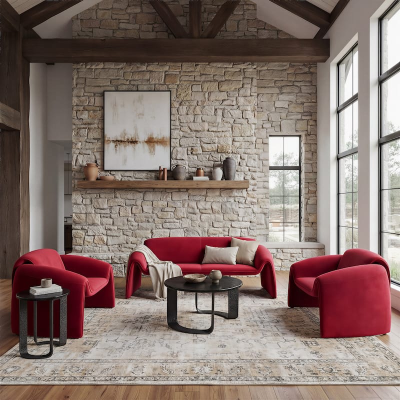 Horten Sofa Red