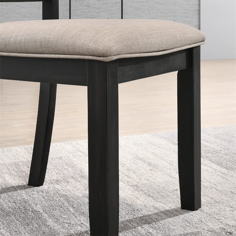 Fabric Upholstered Dining Chair, Set of 2
