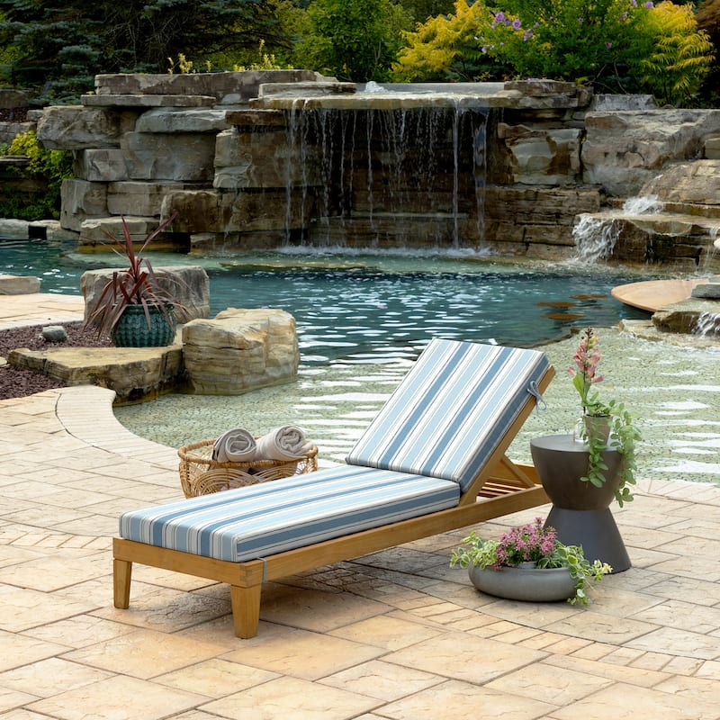 ARDEN Foam Outdoor Chaise Lounge Cushion, 21 x 72