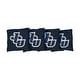 preview thumbnail 1 of 1, John Carroll Blue Streaks Blue Cornhole Bags All-Weather Resin Filled