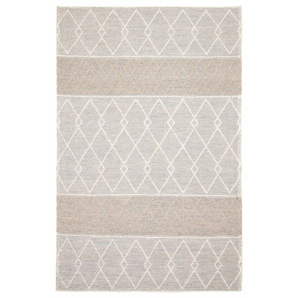 ECARPETGALLERY Braid weave Sienna Cream Wool Rug - 5'10 x 9'2