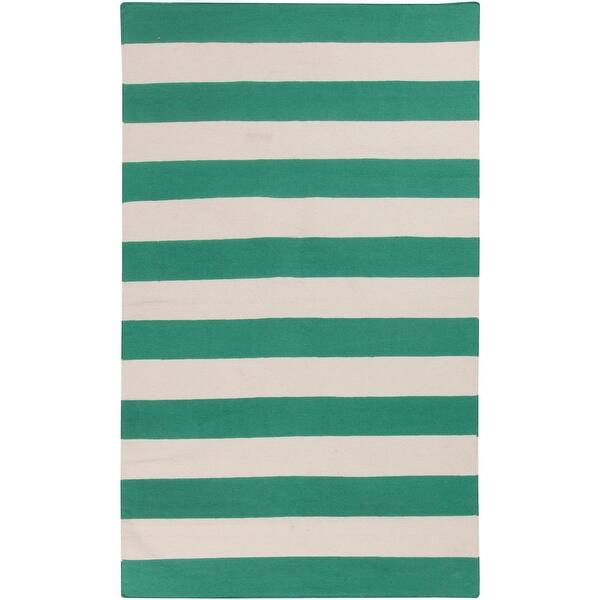 Shop Vienne Flatweave Striped Area Rug On Sale Overstock 9497409 Emerald 9 X 13
